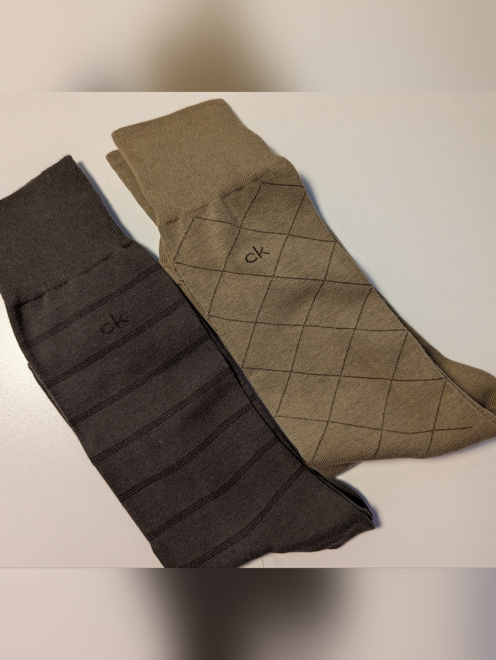 Calvin Klein Men's Dress Socks Bundle - Set of 2